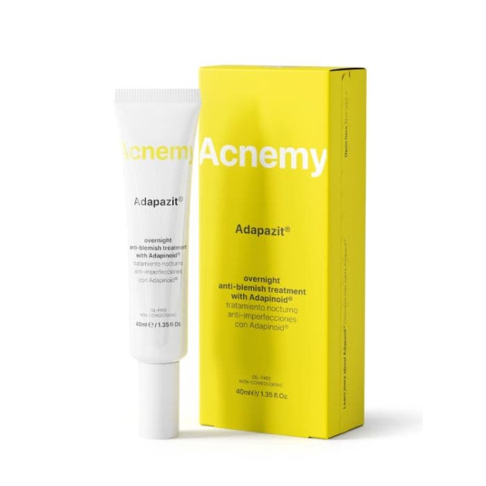 Нічний засіб проти недоліків шкіри з адапіноїдом Acnemy Adapazit 
