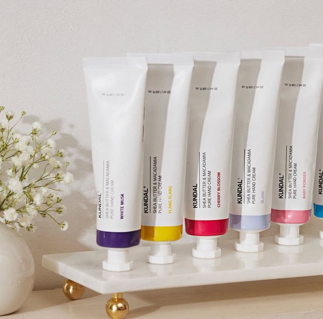 Набір кремів для рук Kundal Shea Butter & Macadamia Pure Hand Cream Moonlight Edition, 5*50 мл