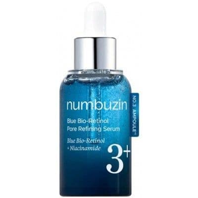 Сироватка для звуження пор із ретинолом Numbuzin №3 Blue Bio-Retinol Pore Refining Serum, 30 мл
