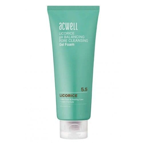 Балансуюча гель-пінка для очищення пор Acwell Licorice pH Balancing Pore Cleansing Gel Foam