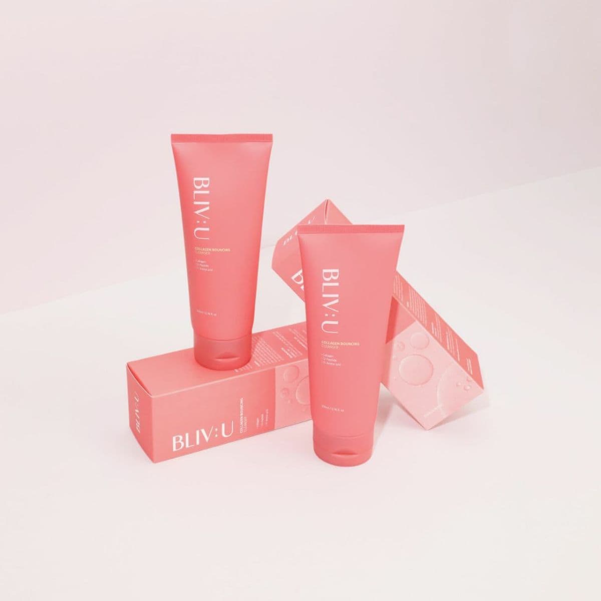 Ніжна пінка для глибокого очищення шкіри BLIV:U Collagen Bouncing Cleanser, 200 мл 3