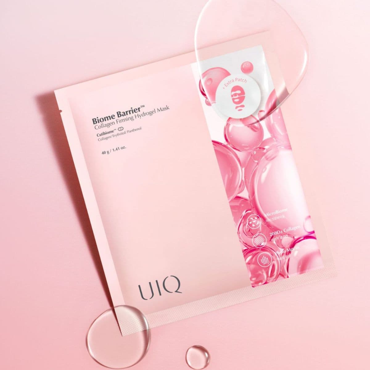 Гідрогелева маска з колагеном UIQ Biome Barrier™ Collagen Firming Hydrogel Mask 3