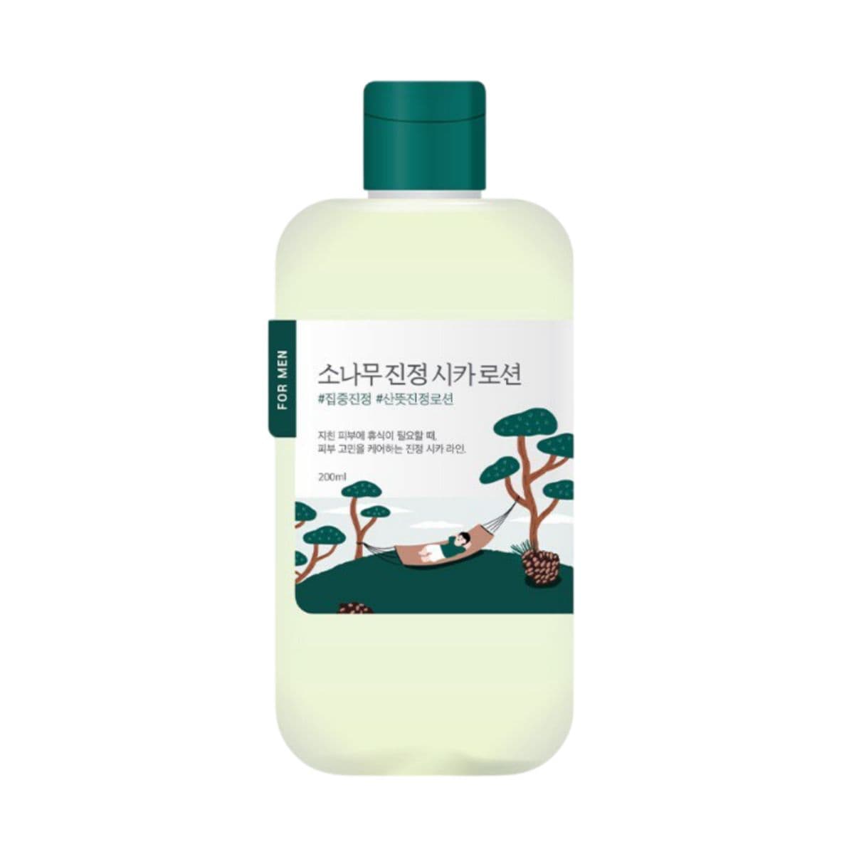 Заспокійливий лосьйон для чоловіків ROUND LAB For Men Pine Calming Cica Lotion
