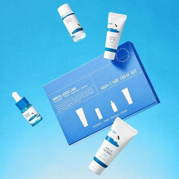 Набір мініверсій засобів з березовим соком ROUND LAB Birch Juice Trial Kit 2