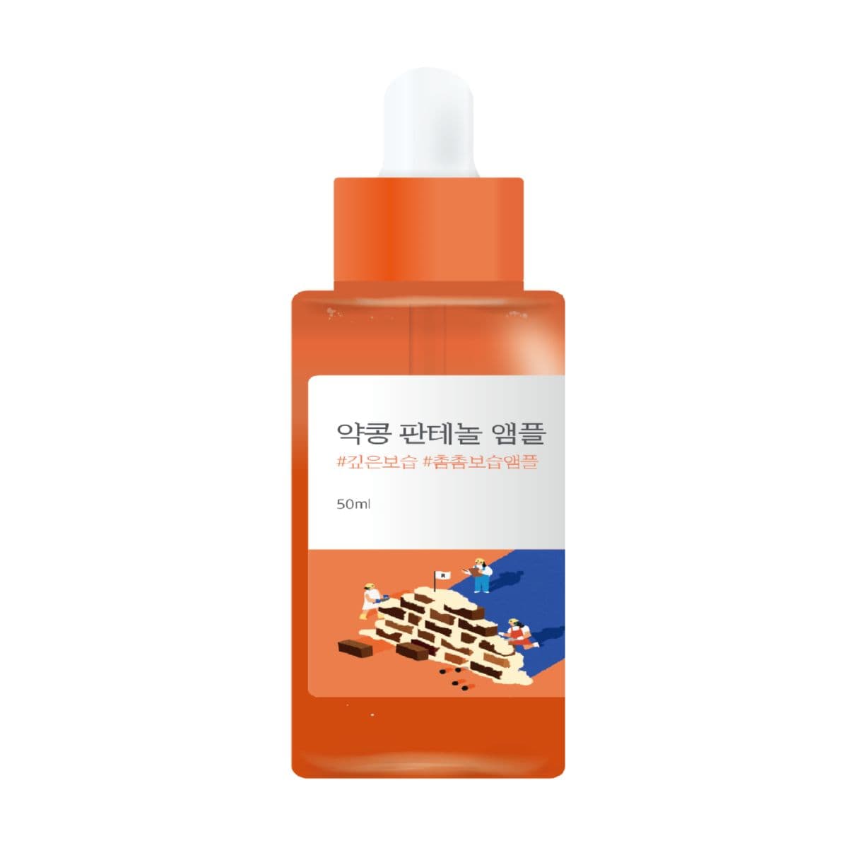 Концентрована сироватка з екстрактом соєвих бобів та пантенолом ROUND LAB Soybean Panthenol Ampoule