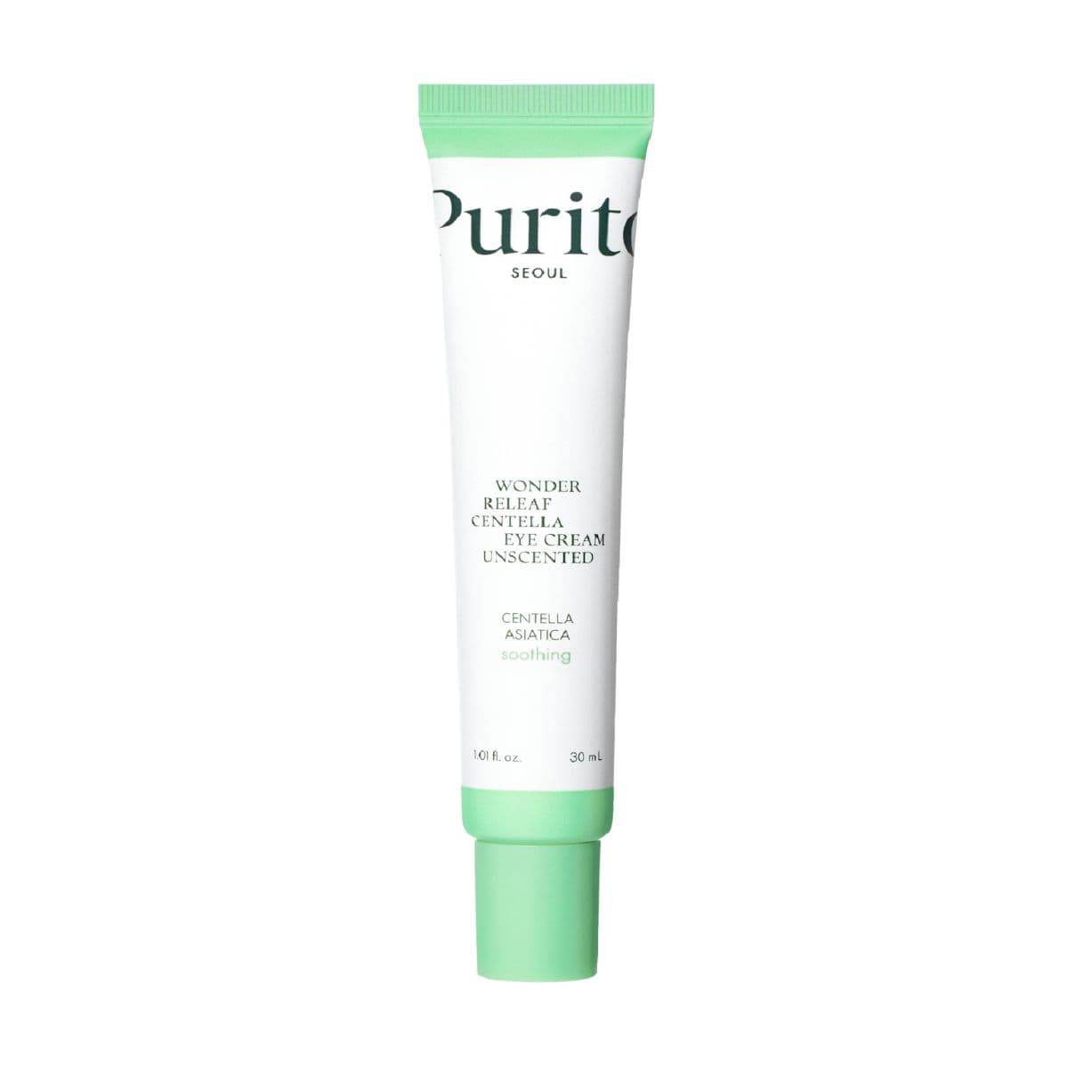 Крем для повік з центеллою та пептидами без ефірних олій Purito Seoul Wonder Releaf Centella Eye Cream Unscented