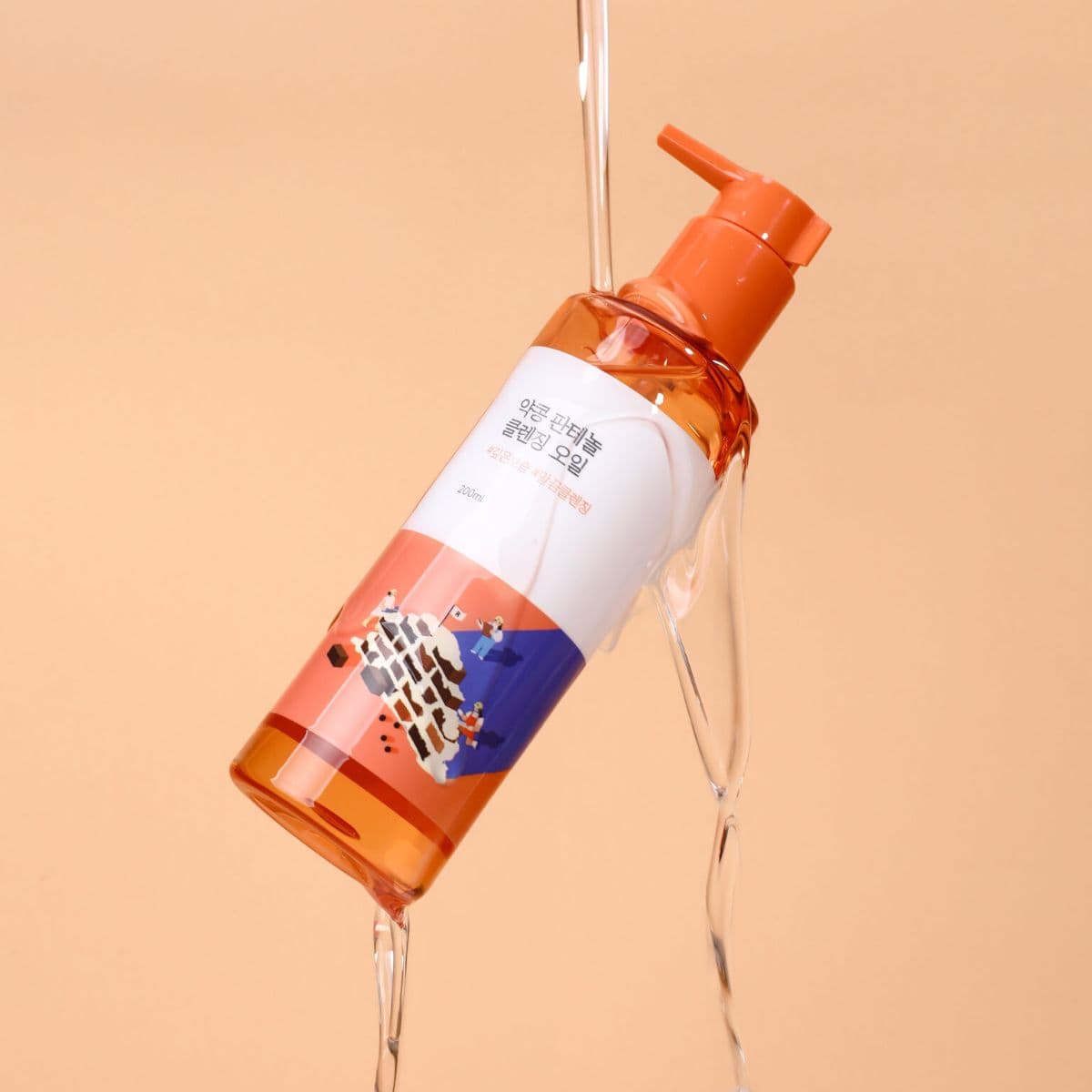 Гідрофільна олія з екстрактом соєвих бобів та пантенолом ROUND LAB Soybean Panthenol Cleansing Oil 2