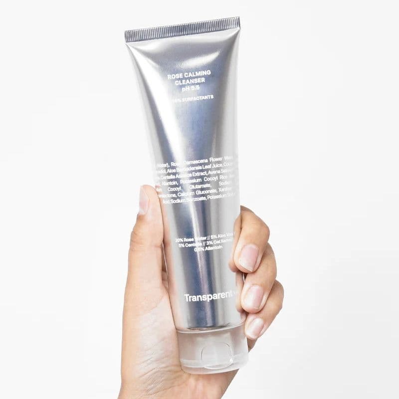 Ніжний гель для очищення Transparent-Lab Rose Calming Cleanser  3