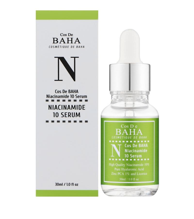 Сироватка з ніацинамідом і цинком 10% Niacinamide Serum with Zinc 1% Cos De Baha