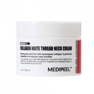 Підтягуючий пептидний крем для шиї та декольте Medi-Peel Premium Collagen Naite Thread Neck Cream 2.0