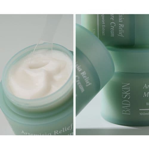 Протизапальний і заспокійливий крем із полином BAD SKIN Artemisia Relief Moisture Cream 2