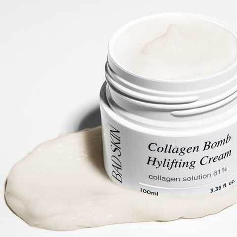 Ліфтинг-крем для обличчя BAD SKIN Collagen Bomb Hylifting Cream 2