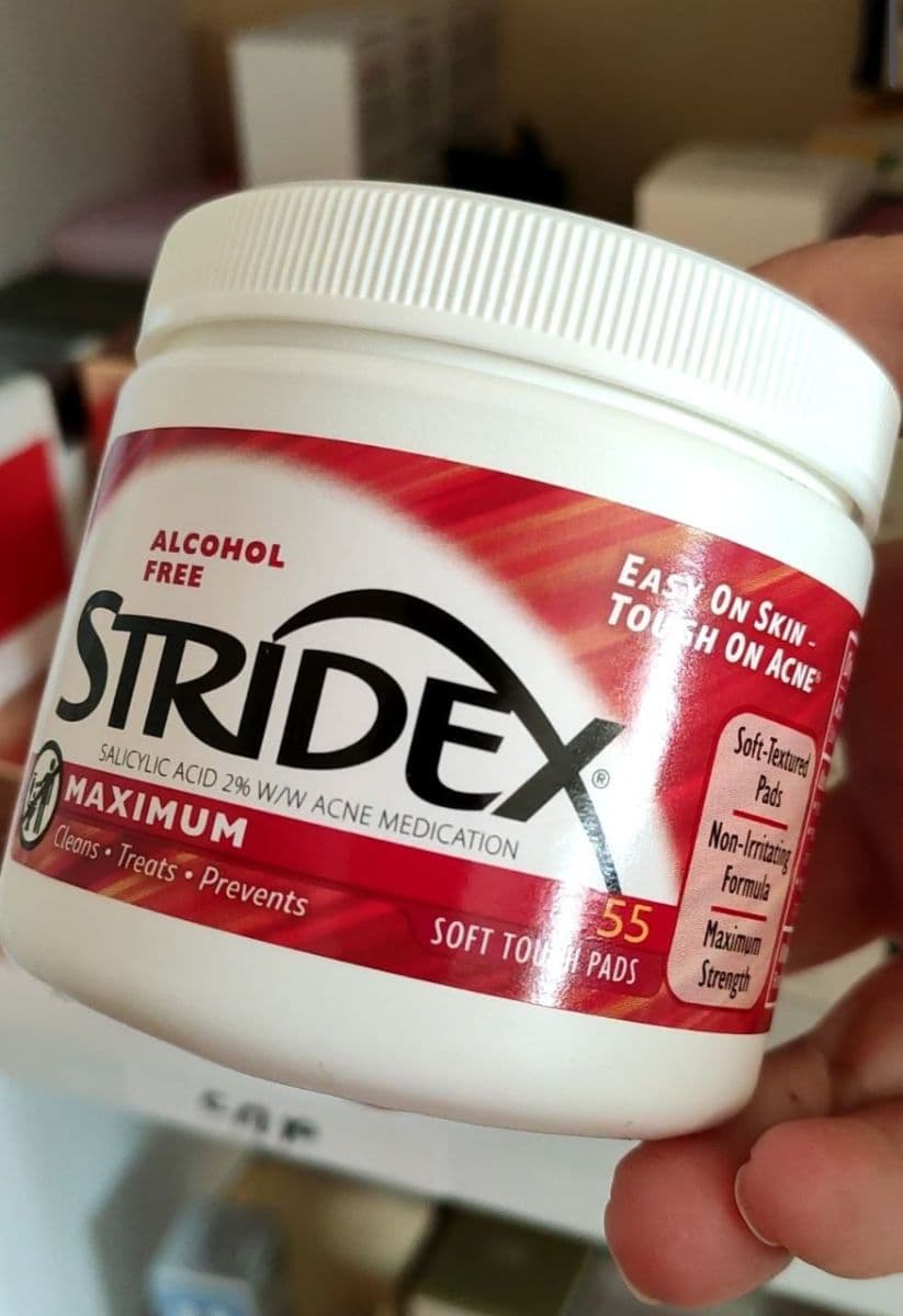 Очищуюча педи із саліциловою кислотою проти висипів та комедонів Stridex clear pads 2