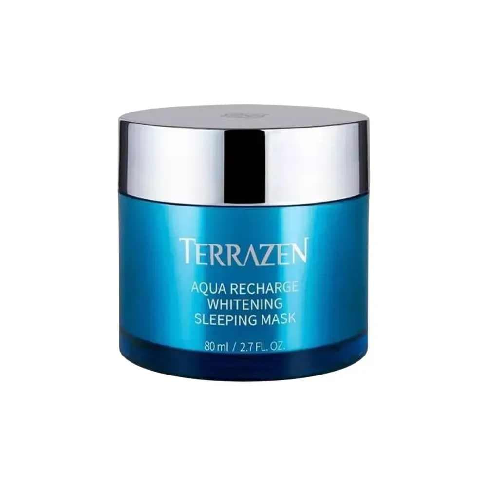 Інтенсивно зволожувальна нічна маска з відбілювальним ефектом Terrazen Aqua Recharge Whitening Sleeping Mask