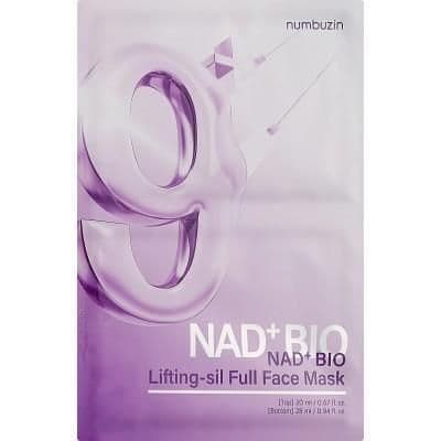 Ліфтинг-маска для обличчя з коензимом NAD Numbuzin № 9 NAD Bio Lifting Full Cover Facial Mask
