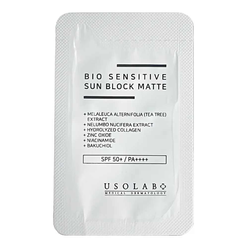 Матуючий сонцезахисний крем USOLAB Bio Sensitive Sun Block Matte 50+/PA++++