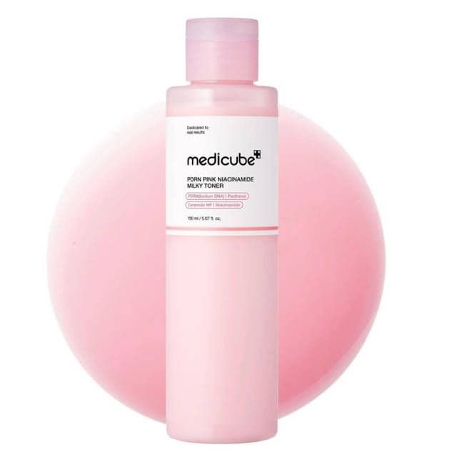 Молочний тонер з полінуклеотидами та пептидами Medicube PDRN Pink Niacinamide Milky Toner