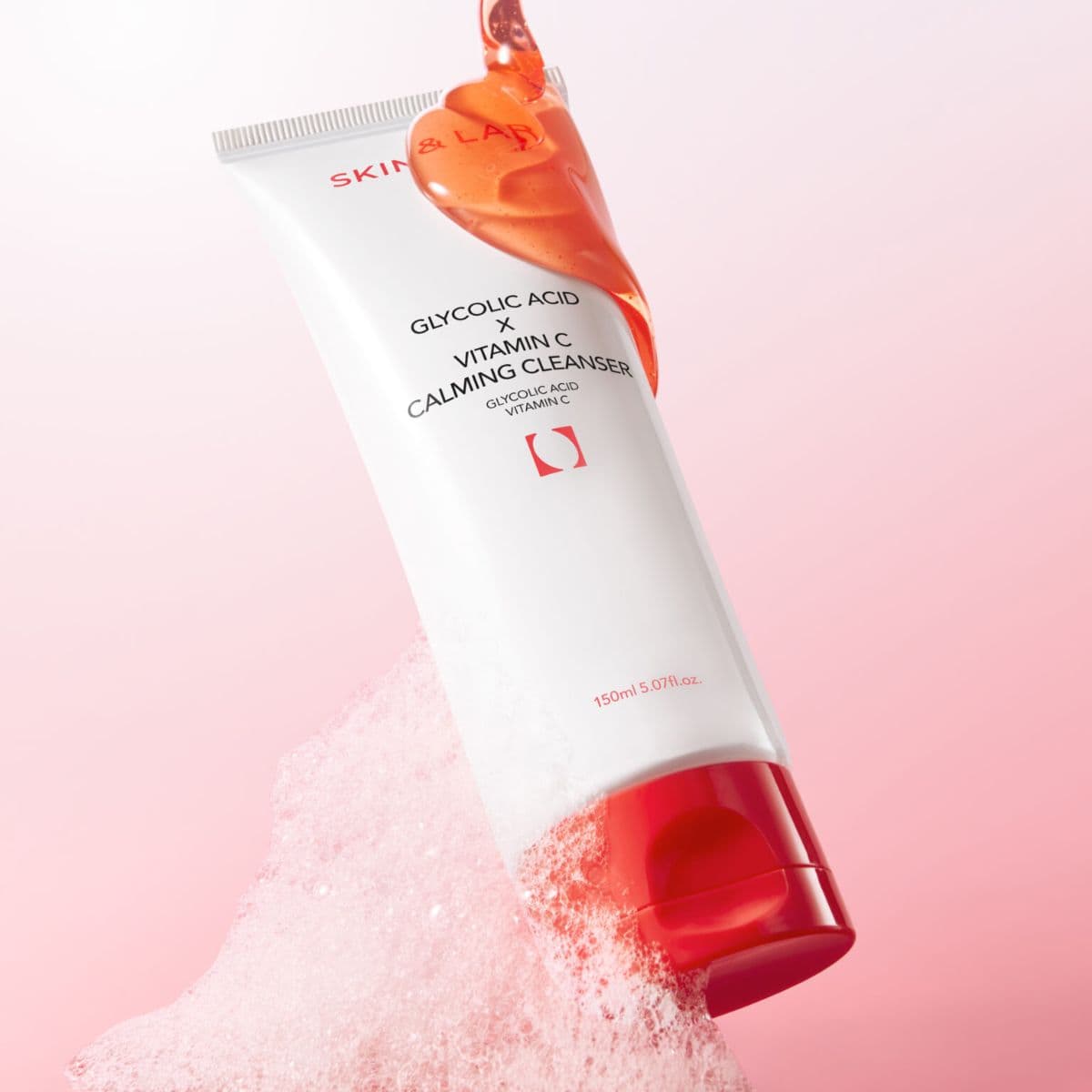 Заспокійливий гель для очищення з гліколевою кислотою та вітаміном C SKIN&LAB Glycolic Acid × Vitamin C Calming Cleanser