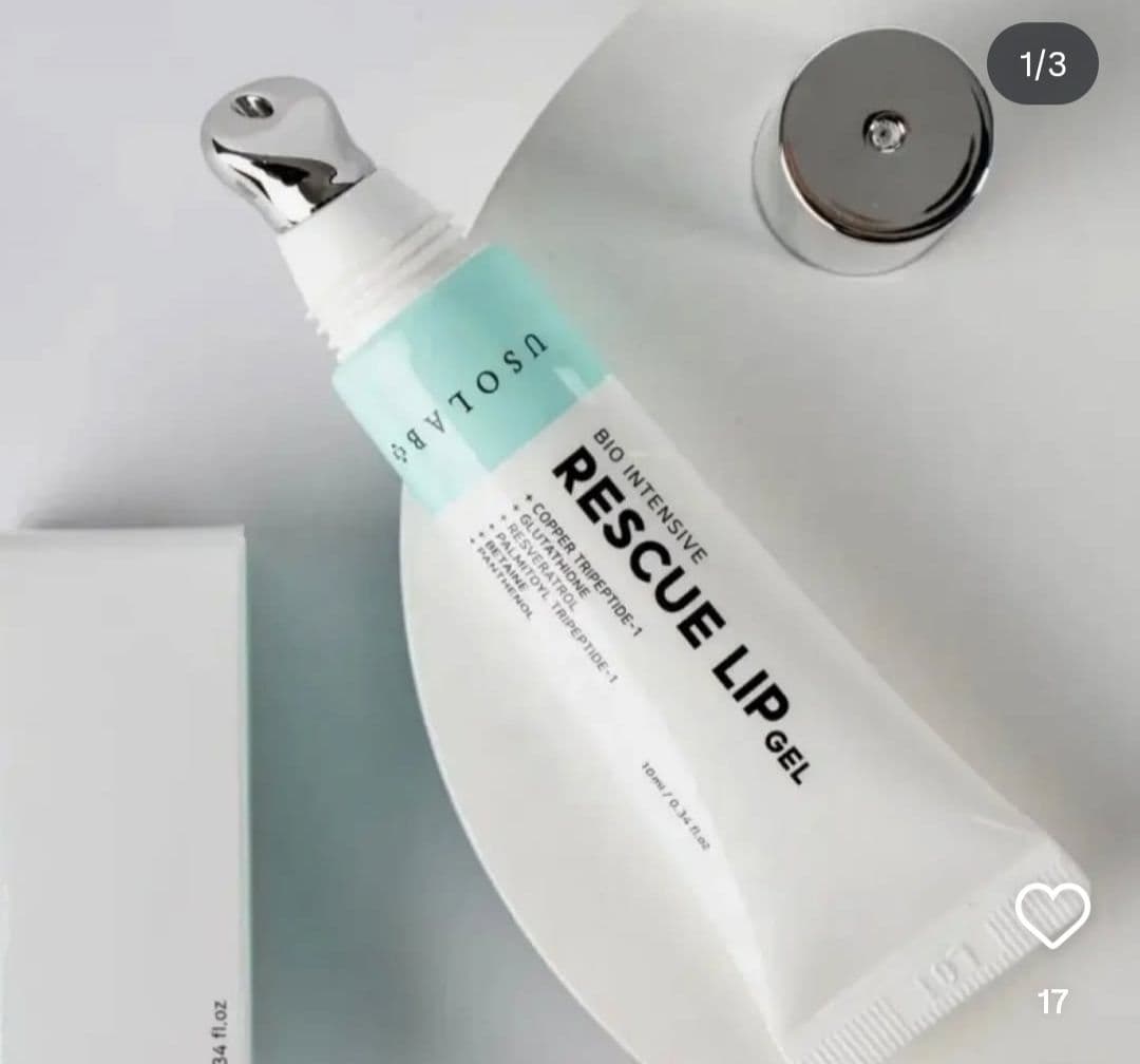 Інтенсивний пептидний гель для губ USOLAB Bio Intensive Rescue Lip Gel 2