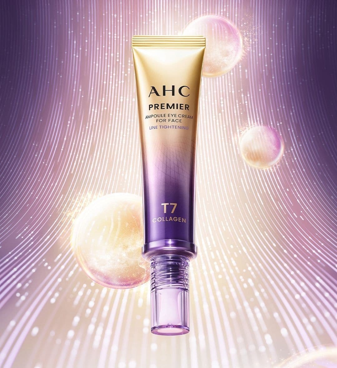 Ампульний крем для повік з колагеном та пептидами AHC Premier Ampoule In Eye Cream 2