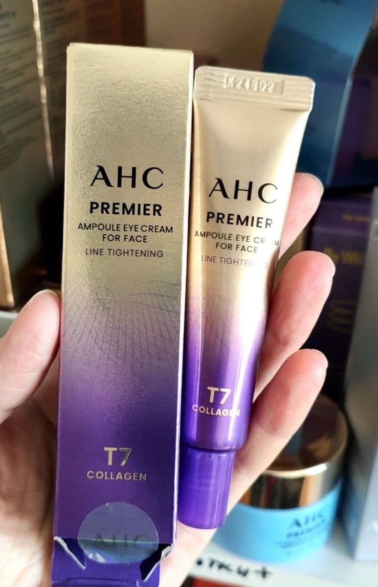 Ампульний крем для повік з колагеном та пептидами AHC Premier Ampoule In Eye Cream 3