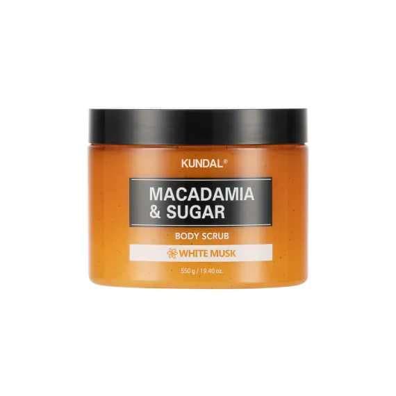 Скраб для тіла на основі олії макадамії та натуральних цукрів, аромат "Рожевий грейпфрут"KUNDAL Macadamia & Sugar Body Scrub Pink Grapefruit  3