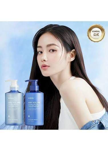 Шампунь зволожуючий Kundal Airy Volume Hyaluron Shampoo Blossom Breeze 3