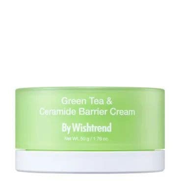 Бар'єрний відновлювальний крем із зеленим чаєм та церамідами BY WISHTREND Green Tea & Ceramide Barrier Cream 2
