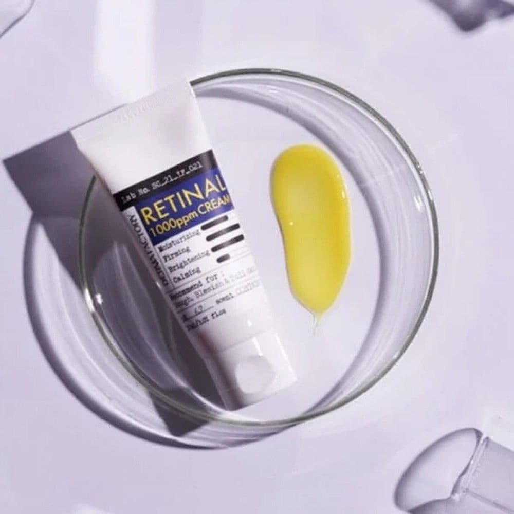 Інтенсивний зміцнюючий крем для гладкості шкіри з ретиналем Derma Factory Retinal 1000 ppm Cream