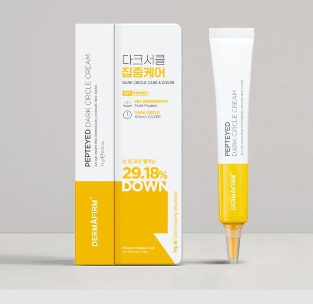 Пептидний крем проти темних кіл для зони навколо очей DermAfirm Pepteyed Dark Circle Cream, 15 г 5
