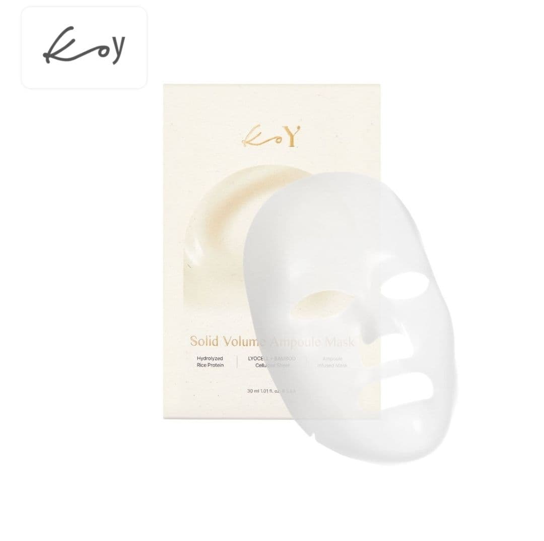 Концентрована ампульна тканинна маска для щільності, зволоження та відновлення шкіри Koy Solid Volume Ampoule Mask