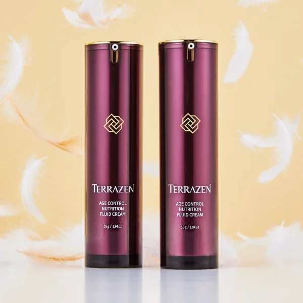 Омолоджуючий поживний крем-флюїд для обличчя з природним комплексом проти зморшок TERRAZEN AGE CONTROL NUTRITION FLUID CREAM ТЕСТЕР  3