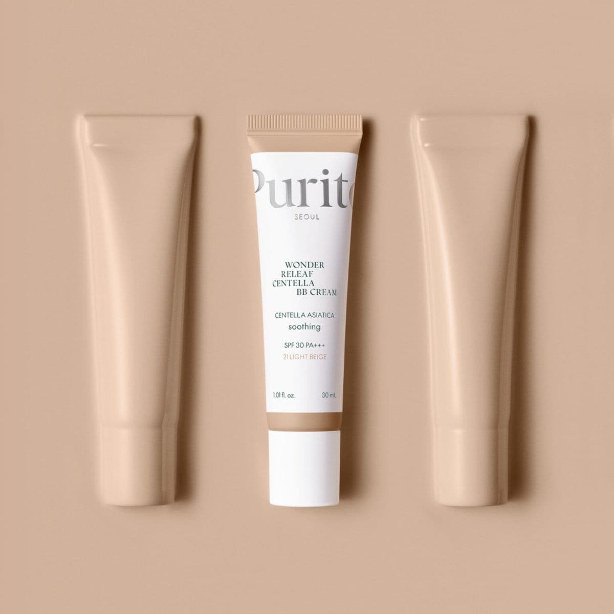 ББкрем з екстрактом центели Purito Seoul Wonder Releaf Centella BB Cream, відтінок 23 - натуральний бежевий ТЕСТЕР  2