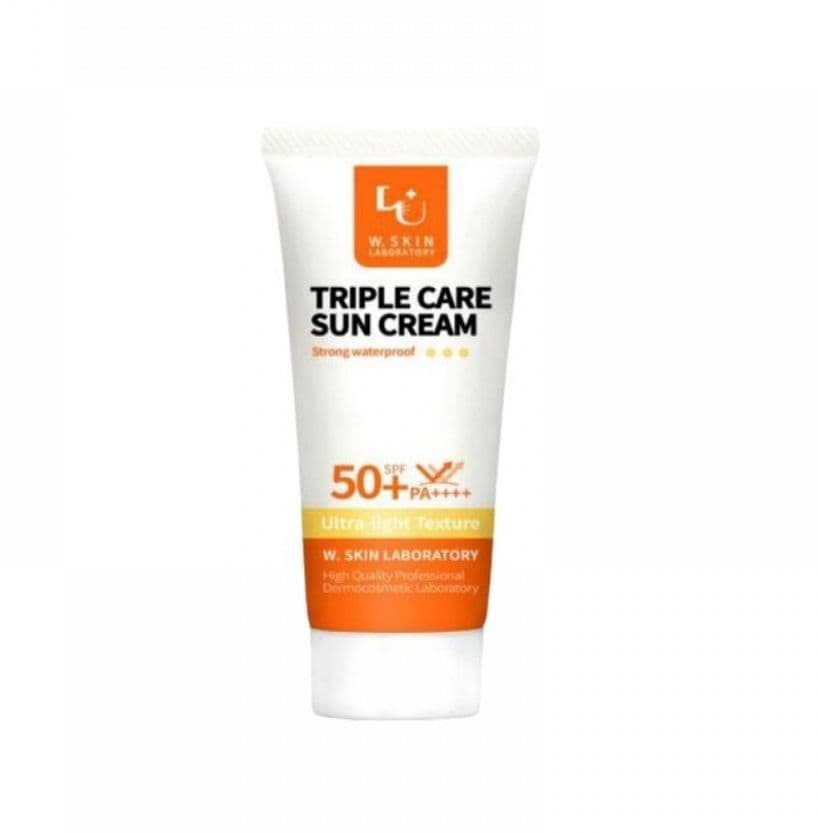 Сонцезахисний крем з ультралегкою текстурою W.Skin Laboratory Triple Care Sun Cream SPF50+ PA++++