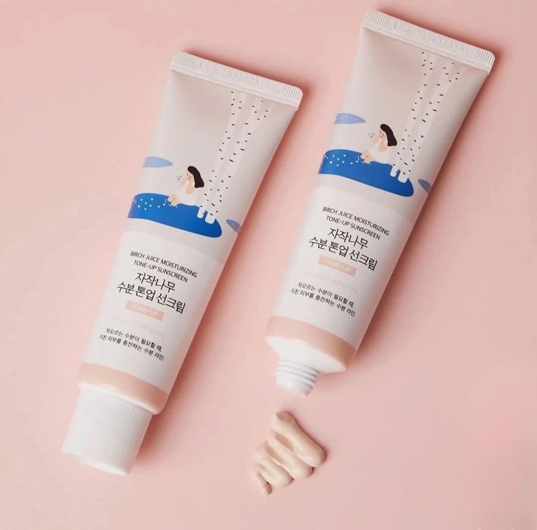 Тонувальний сонцезахисний крем з березовим соком ROUND LAB Birch Juice Moisturizing Tone Up Sunscreen