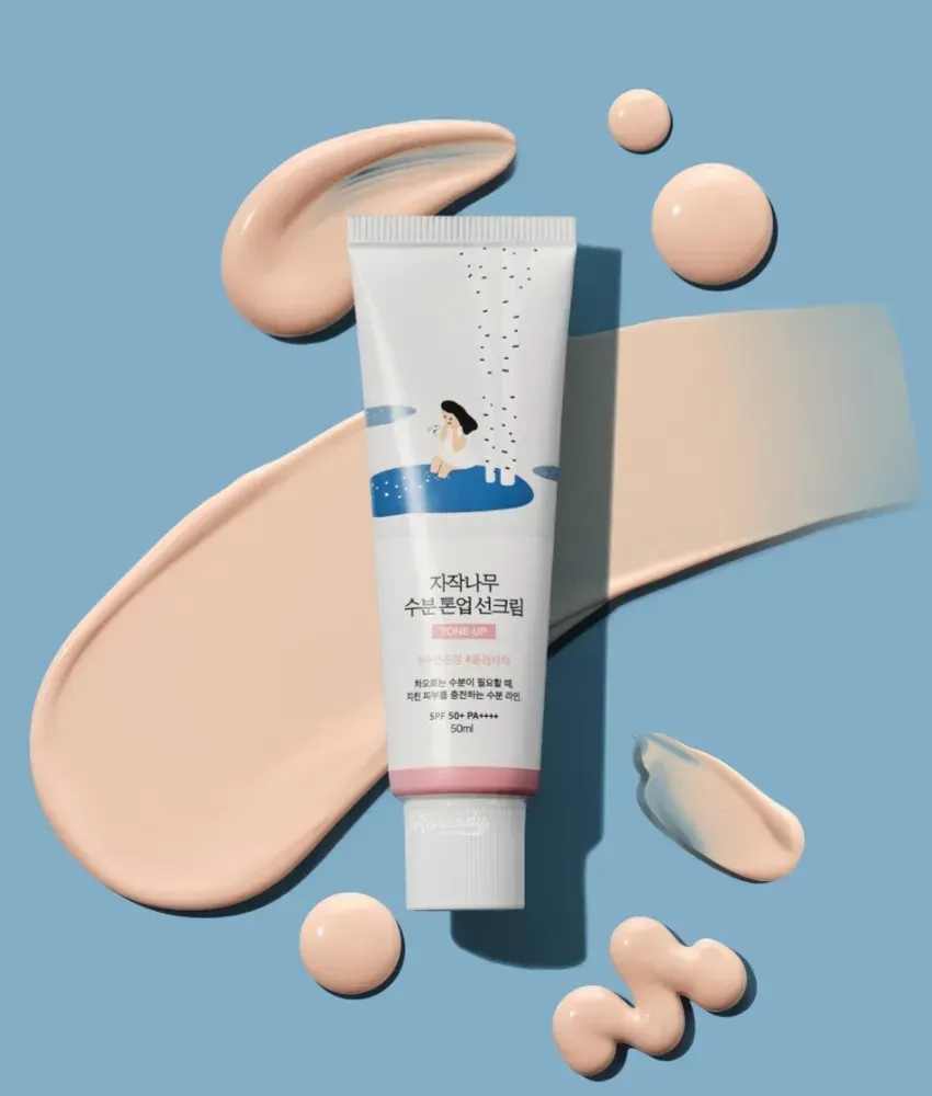 Тонувальний сонцезахисний крем з березовим соком ROUND LAB Birch Juice Moisturizing Tone Up Sunscreen 4