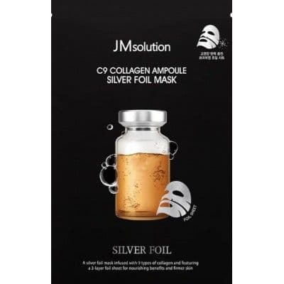 Ампульна маска для обличчя з колагеном JMsolution C9 Collagen Ampoule Silver Foil Mask