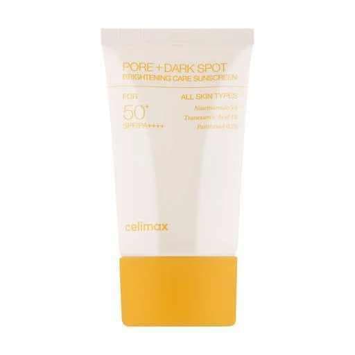 Освітлювальний сонцезахисний крем для звуження пор Celimax Pore + Dark Spot Brightening Care Sunscreen, SPF 50+ PA++++, для всіх типів шкіри 2