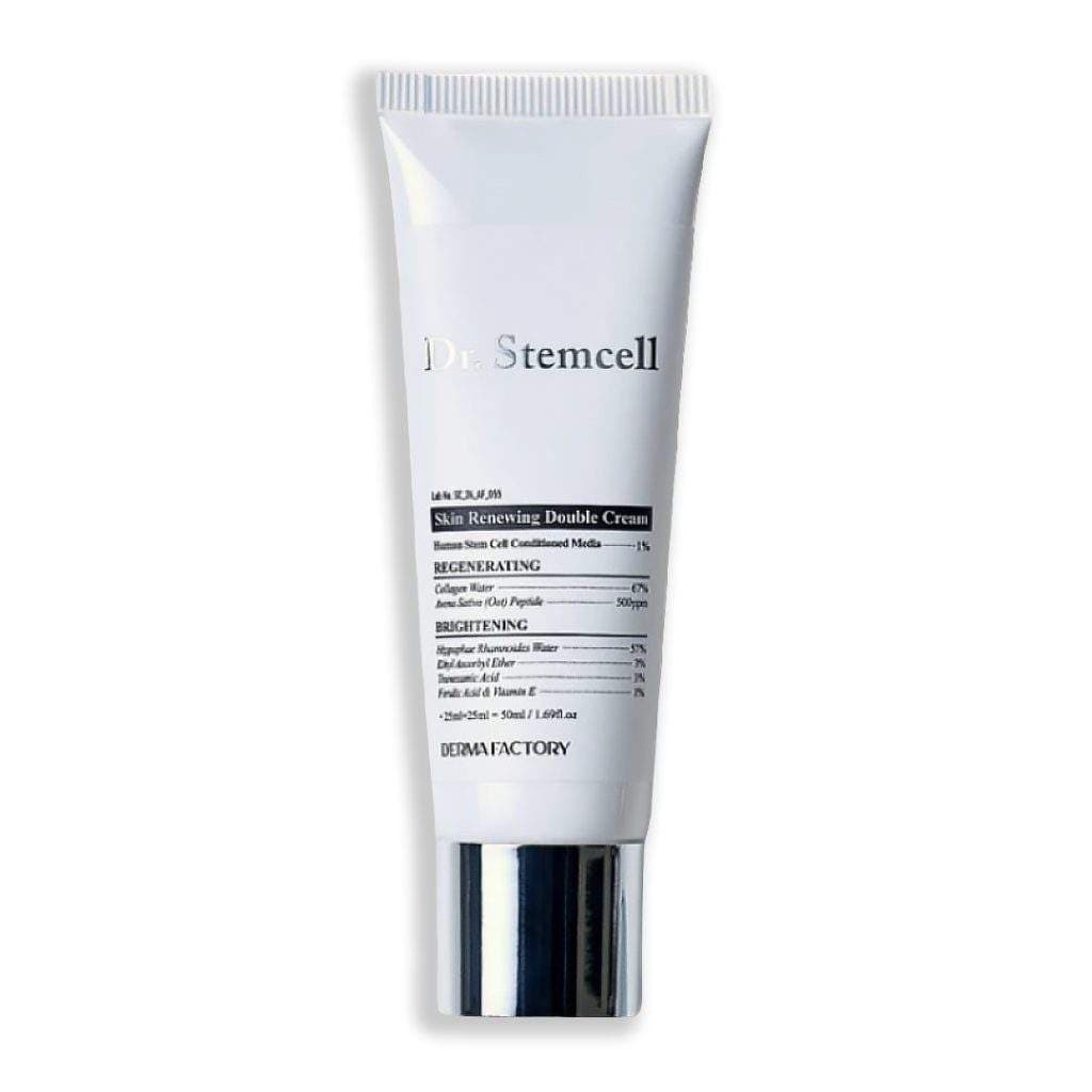 Омолоджуючий та освітлюючий подвійний крем для обличчя Derma factory DR.STEMCELL SKIN RENEWING DOUBLE CREAM