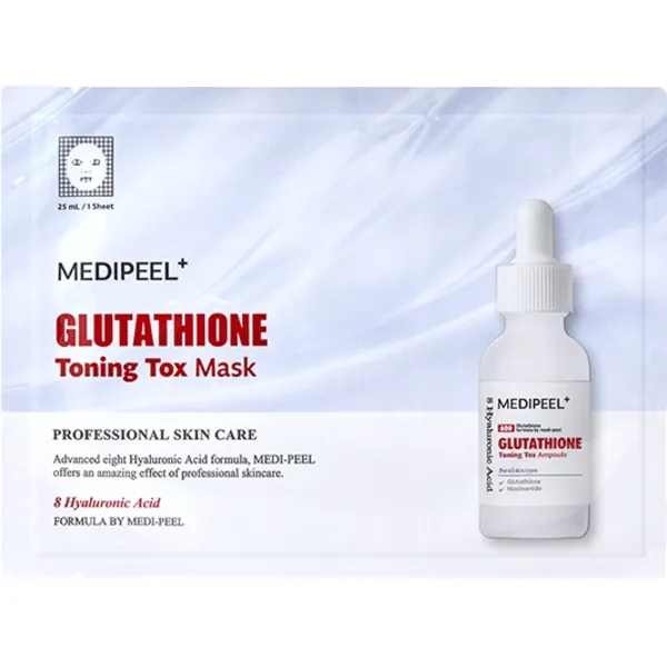 Відбілююча тонізуюча маска для обличчя Medi-Peel Glutathione Toning Tox Mask