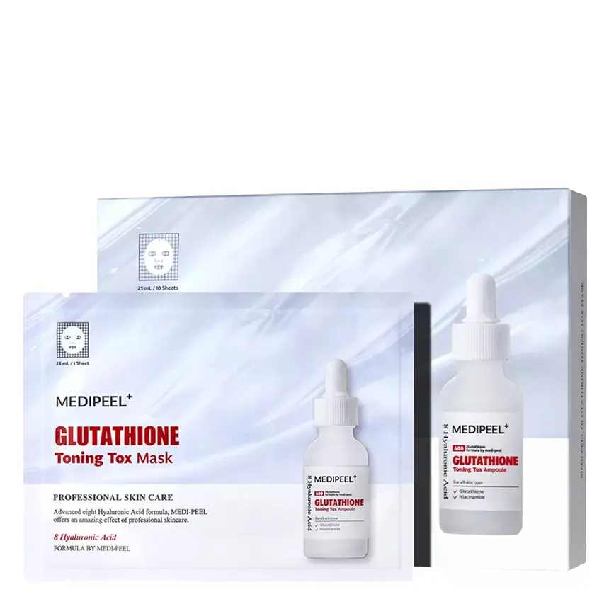Відбілююча тонізуюча маска для обличчя Medi-Peel Glutathione Toning Tox Mask 2