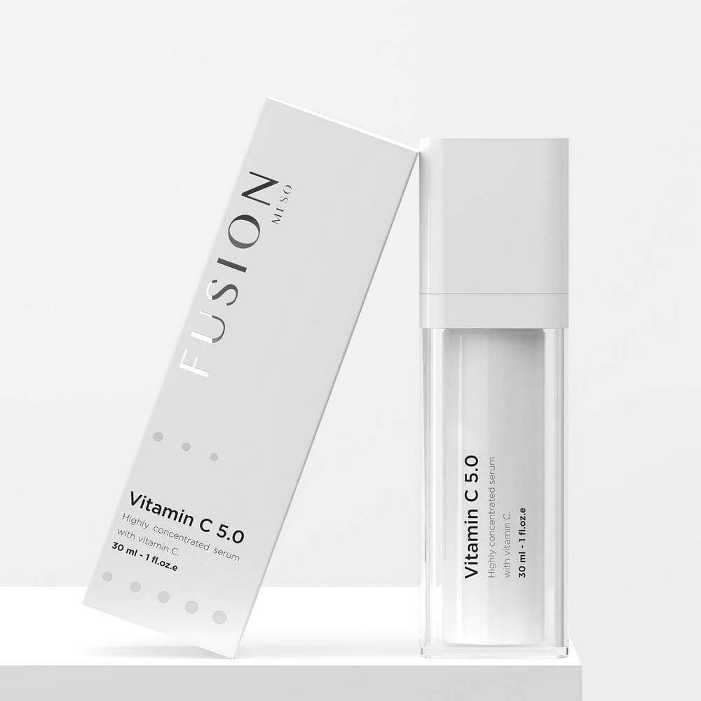 Освітлююча та колагеностимулююча нічна сироватка – ресурфейсер Fusion Meso Vitamin C 5.0 2