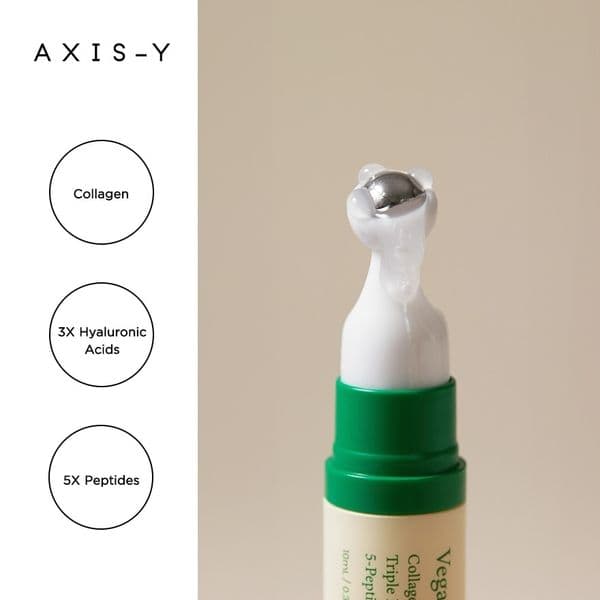 Веганская увлажняющая сыворотка под глаза с коллагеном AXIS-Y Vegan Collagen Eye Serum 2