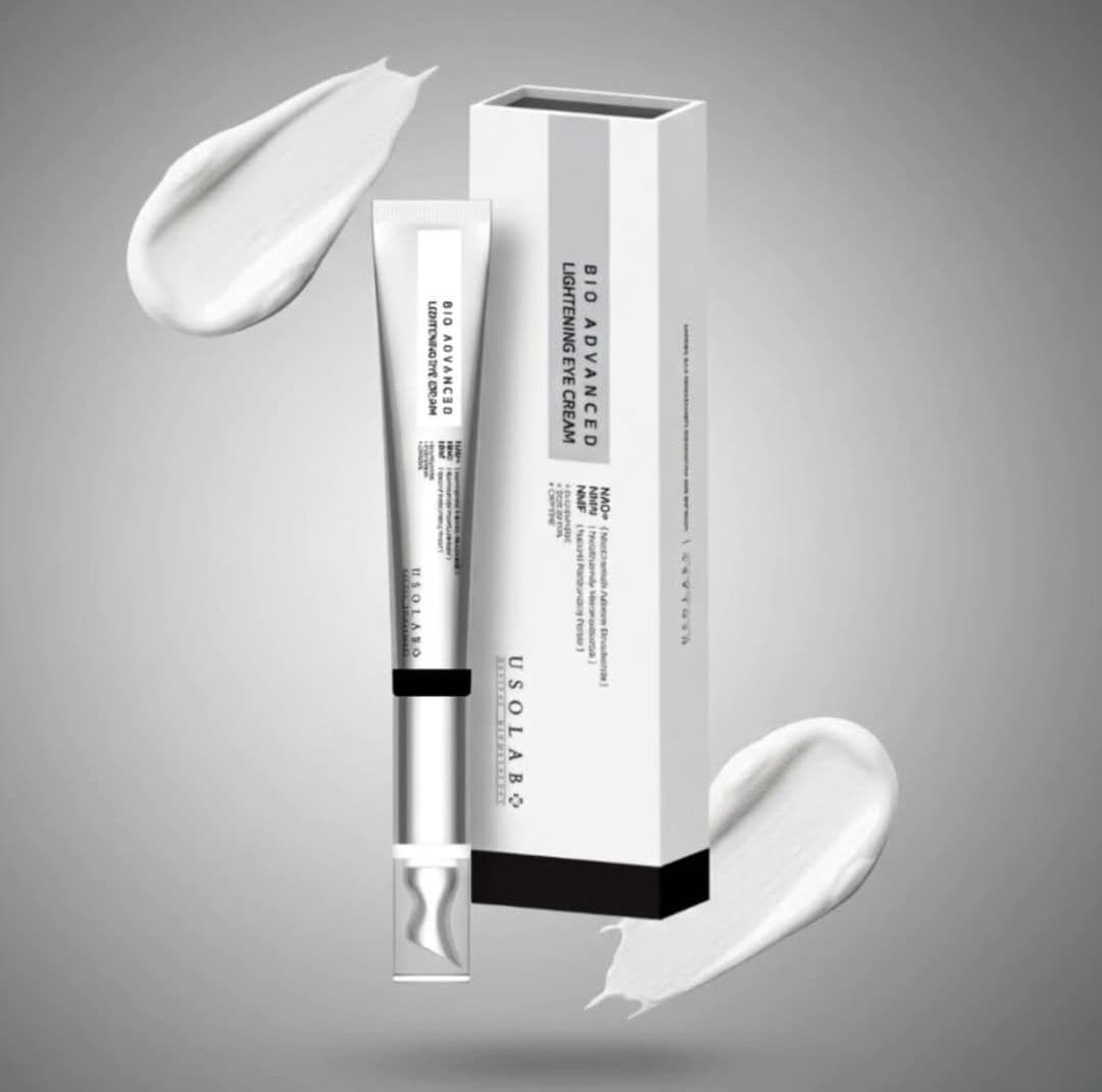 Акція🎁! Освітлюючий, протинабряковий та омолоджуючий крем для очей Usolab Bio Advanced Lightening Eye Cream