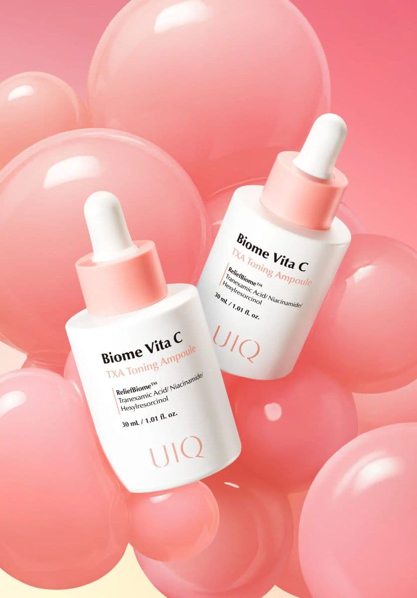 Освітлювальна концентрована сироватка з транексамовою кислотою UIQ Biome Vita C TXA Toning Ampoule 2