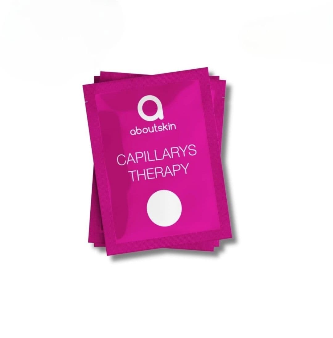 Саше – мініатюра нормалізуючий вазопротекторний крем About Skin Capillarys Therapy