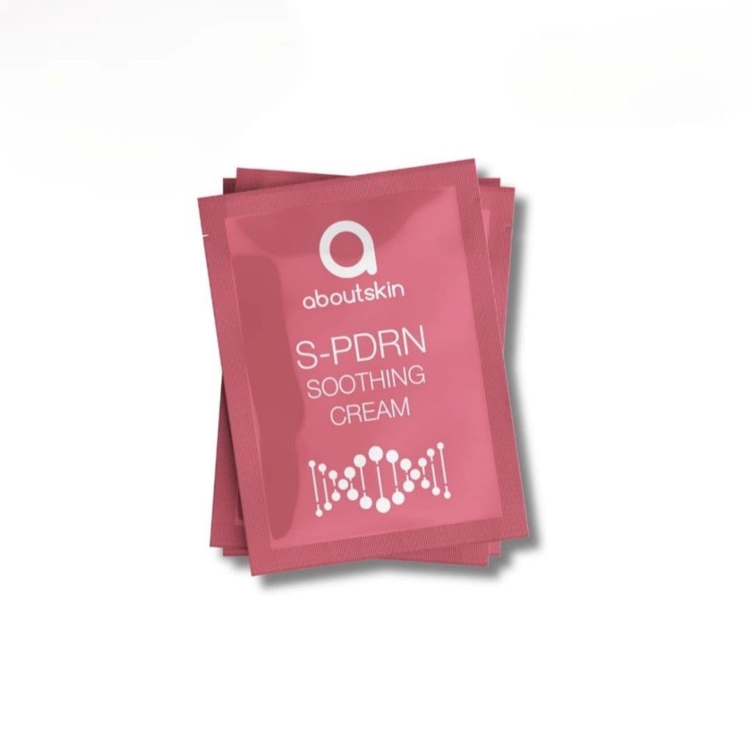 Саше – тестер заспокійливий та протизапальний крем – біорепарант About Skin S-PDRN Soothing Cream 