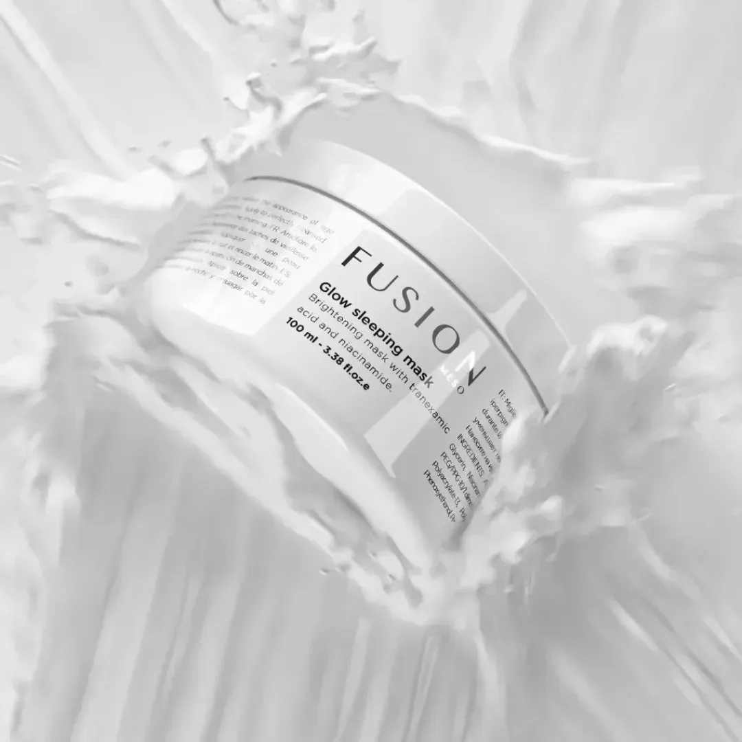 Нічна маска для освітлення шкіри та покращення мікроциркуляції Fusion Meso Glow sleeping mask 2
