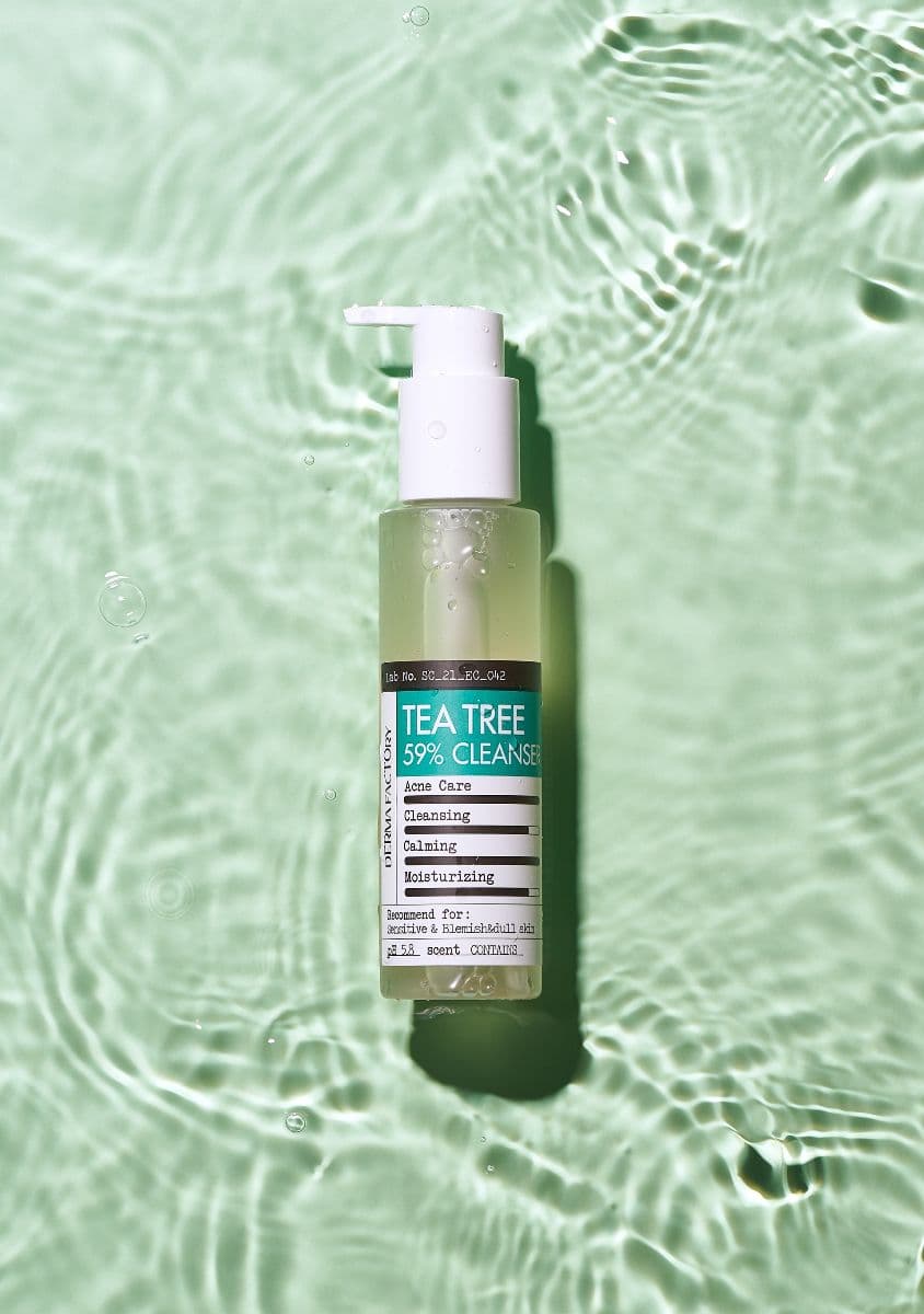 Заспокійливий та протизапальний гель для вмивання Derma factory Tea Tree 59% Cleanser 4