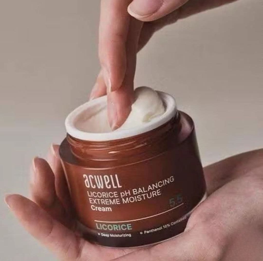 Зволожуючий та зміцнюючий крем для обличчя Acwell Licorice pH Balancing Extreme Moisture Cream